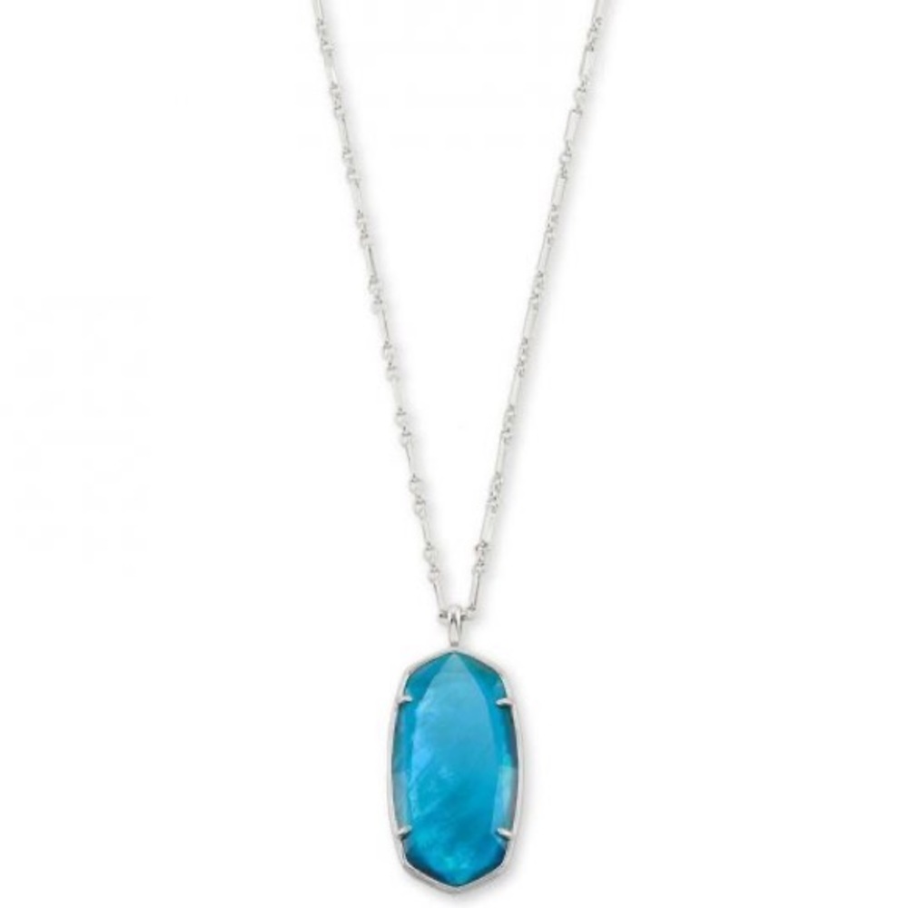 NWOT Kendra Scott Reid Necklace Peacock Illusion